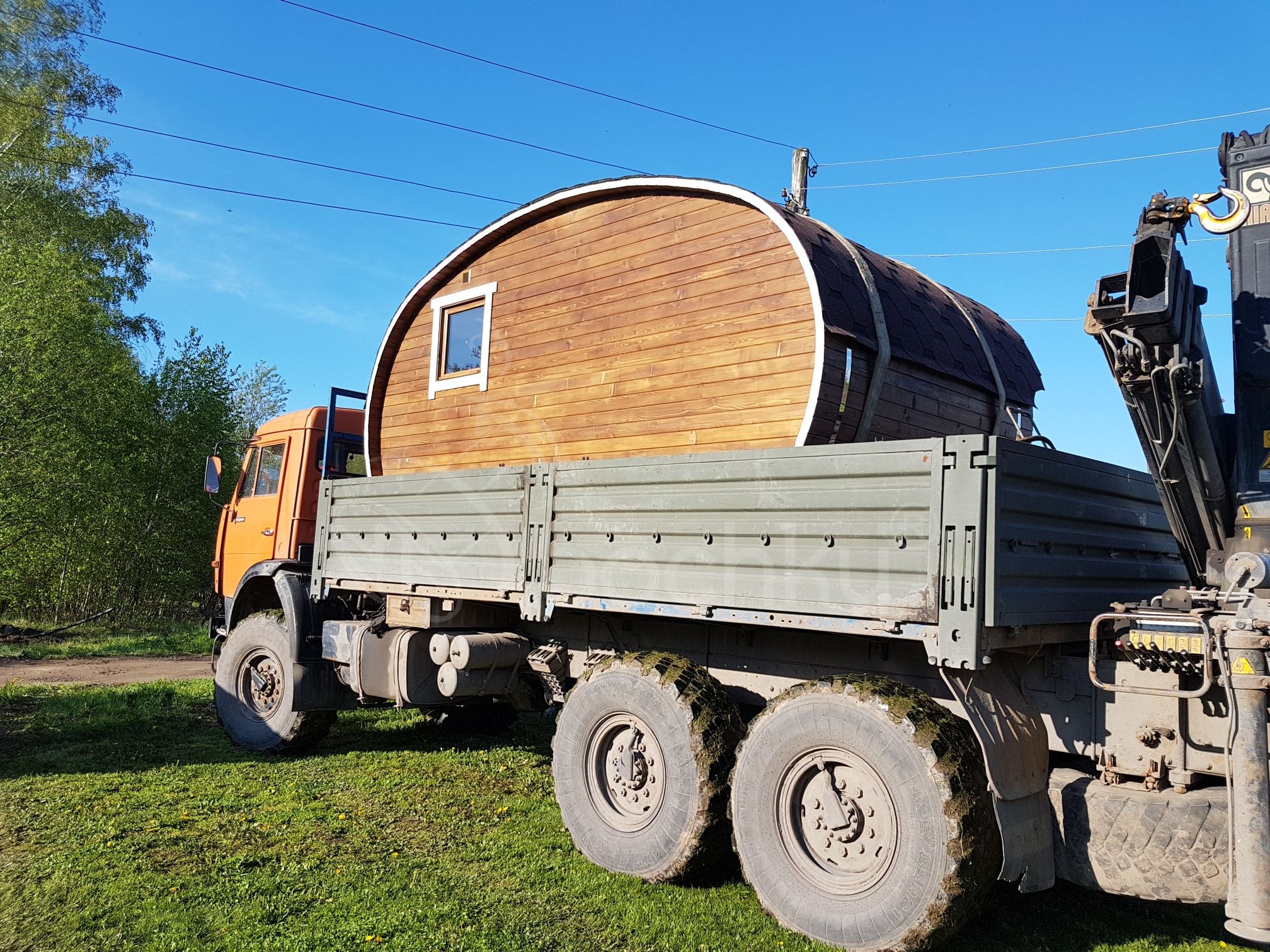 Oval barrel sauna "4×2" - Image 12