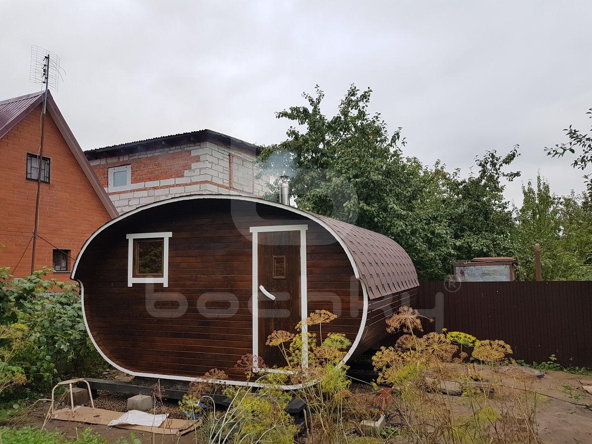 Oval barrel sauna "4×4" - Image 2