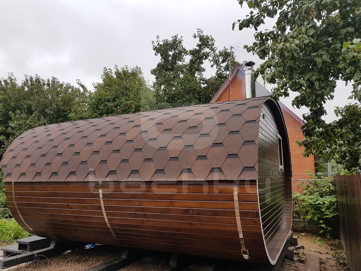 Oval barrel sauna "4×4" - Image 5