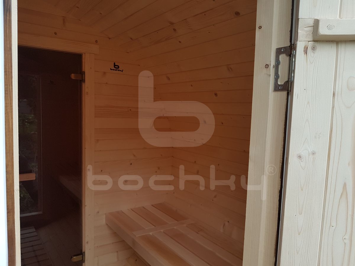 Oval barrel sauna "4×4" - Image 14