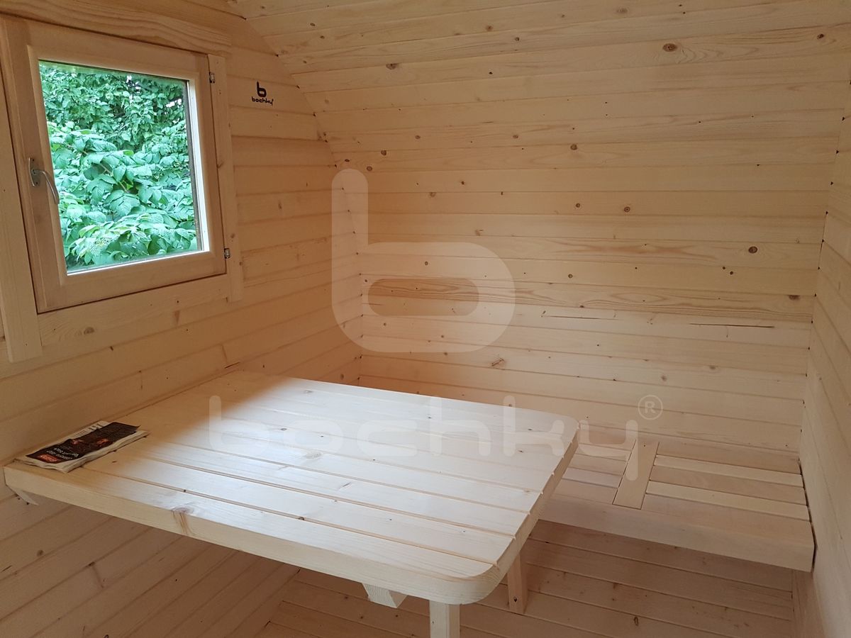 Oval barrel sauna "4×4" - Image 17
