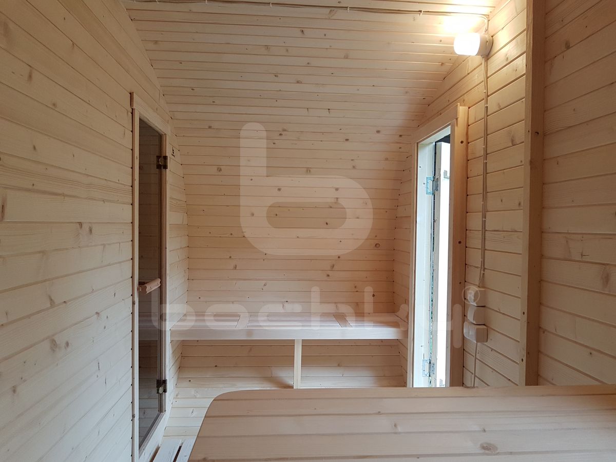 Oval barrel sauna "4×4" - Image 18