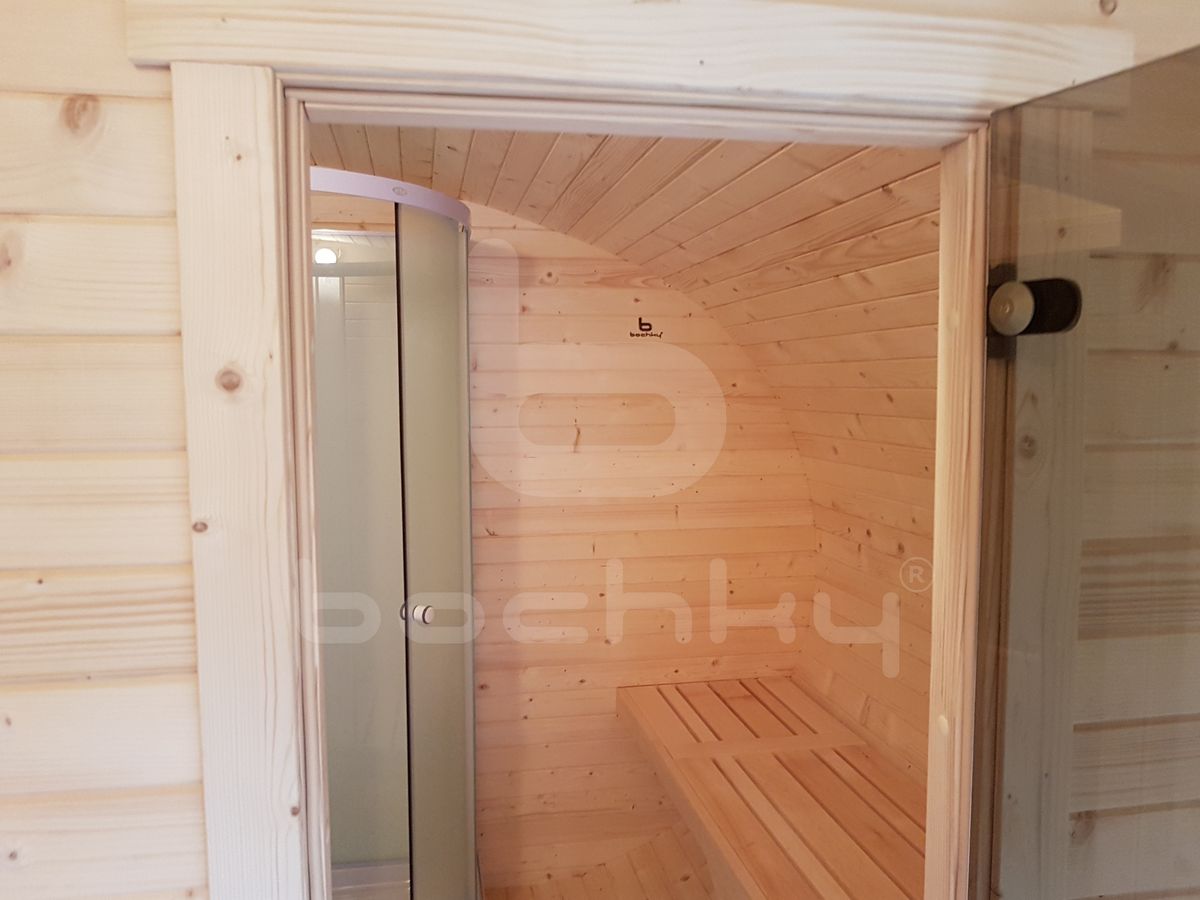 Oval barrel sauna "4×4" - Image 20