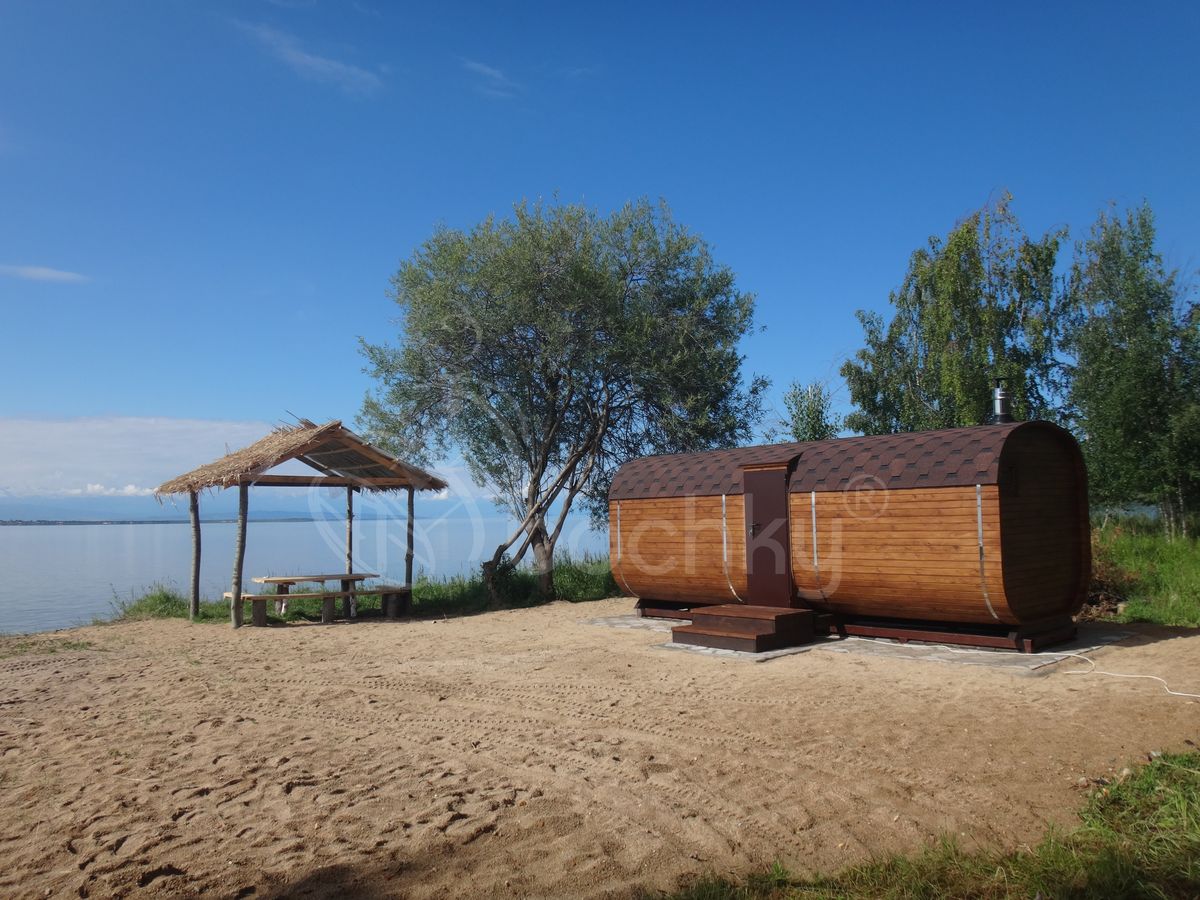 Square barrel sauna "Exclusive" - Image 2