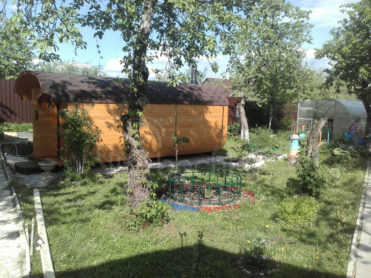 Square barrel sauna "Mega-3" - Image 3