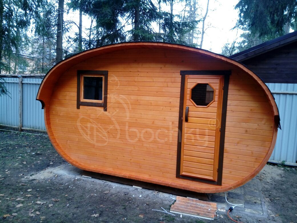 Oval barrel sauna "4×2" - Image 14