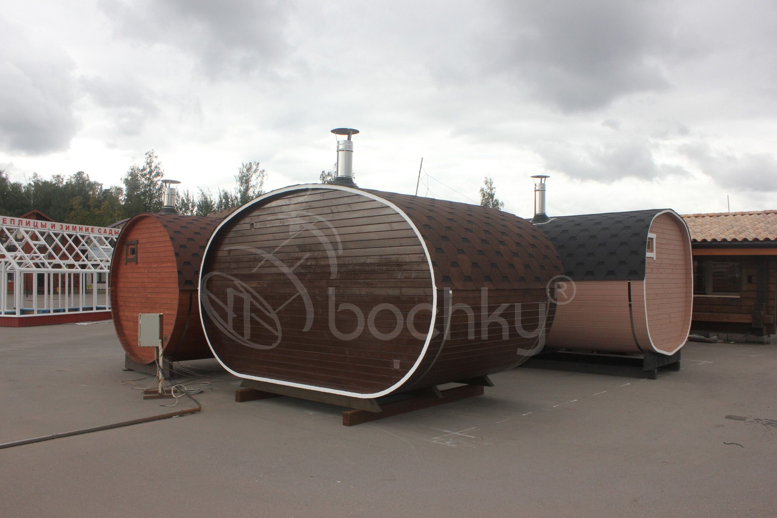 Oval barrel sauna "4×2" - Image 3