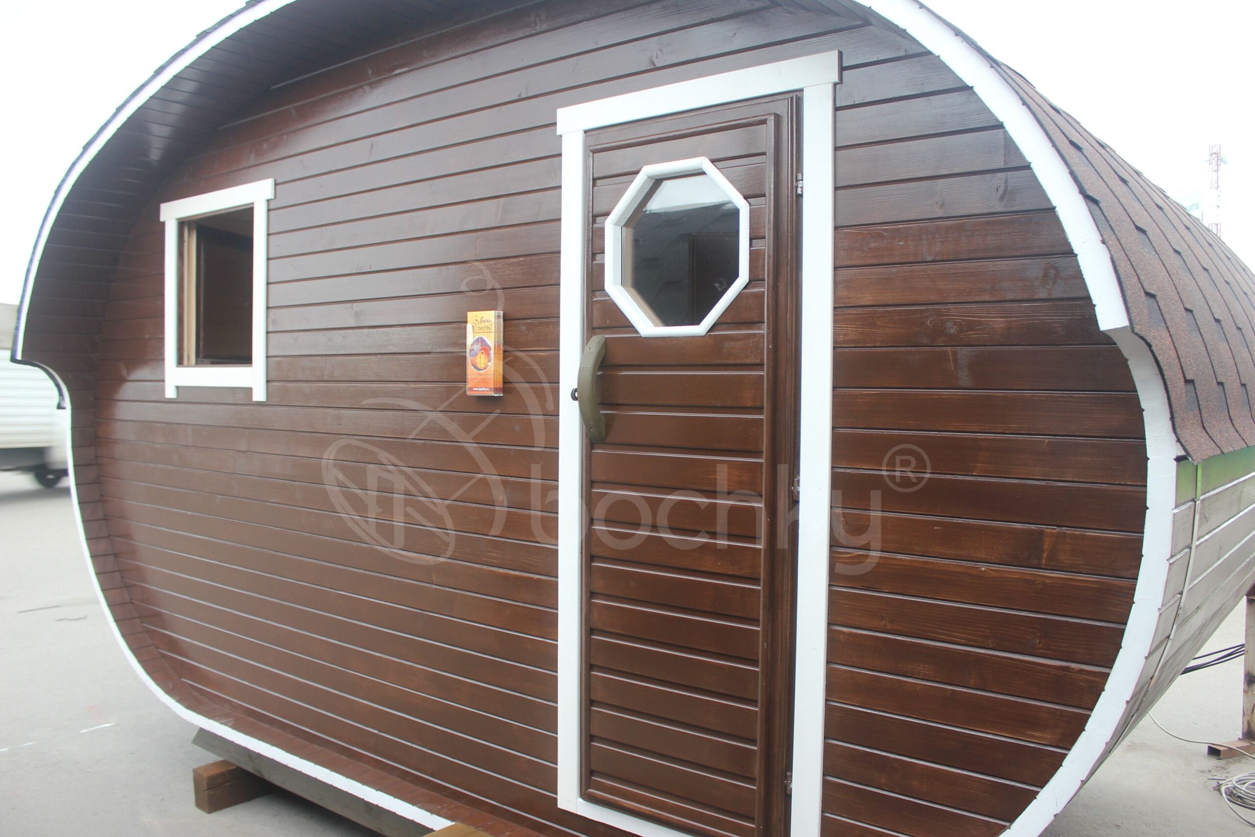 Oval barrel sauna "4×2" - Image 4