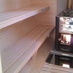 Add shelf in a steam room