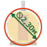 Diameter 2.30m