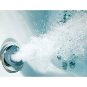 Air massage system with chromotherapy LED RGB