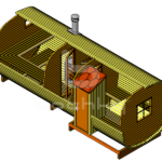 Octa barrel sauna "Exclusive-SV"
