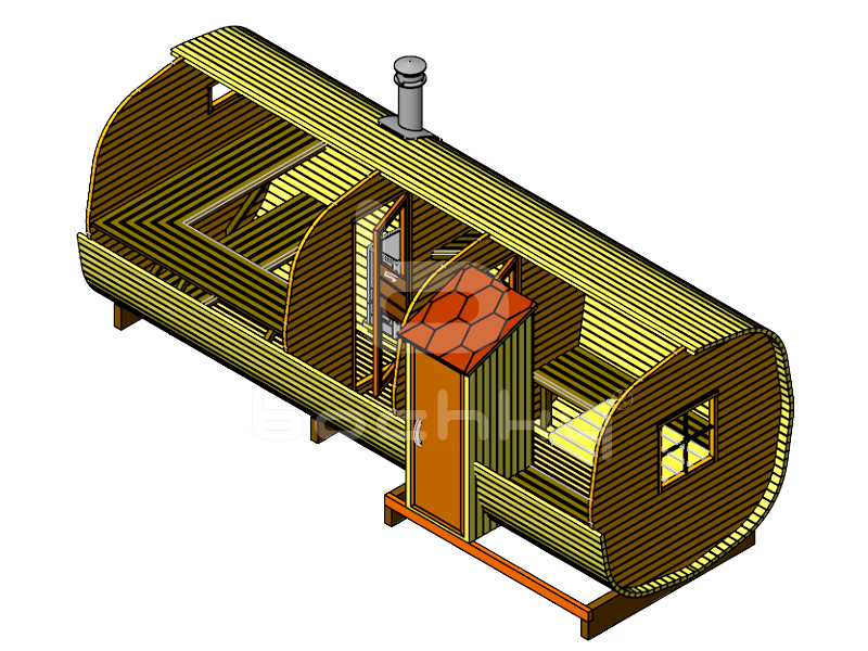Octa barrel sauna "Exclusive-SV"