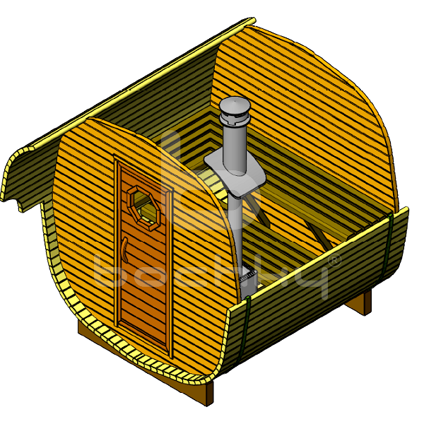 Octa barrel sauna "Mini"
