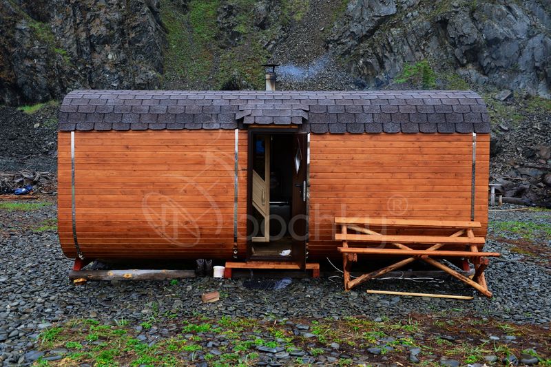 Square barrel sauna "Exclusive" - Image 3