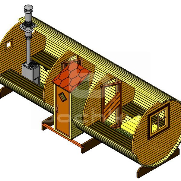 Barrel sauna "Exclusive"