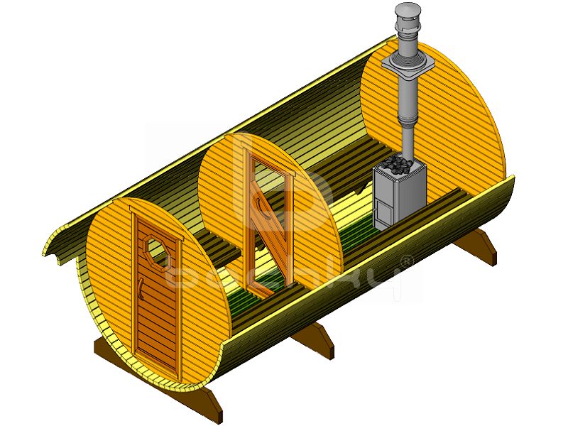 Barrel sauna "Comfort"