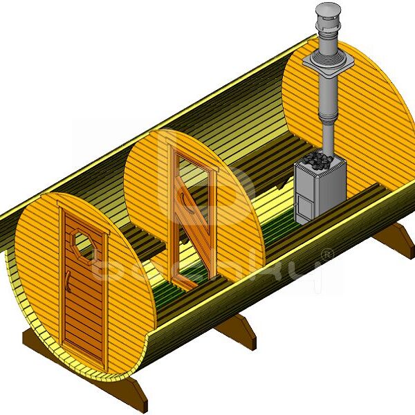 Barrel sauna "Luxe"