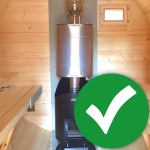 Furnaces with fire chamber inside a steam room