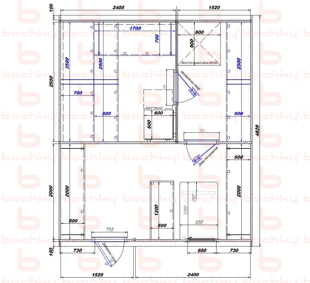 2400×1520-1520×2400 entrance left oven at the middle bottom