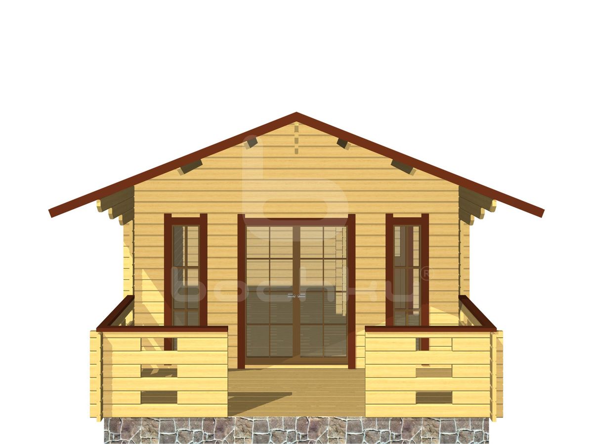 Country house "Elva" with a porch 6x4.5m - Image 8