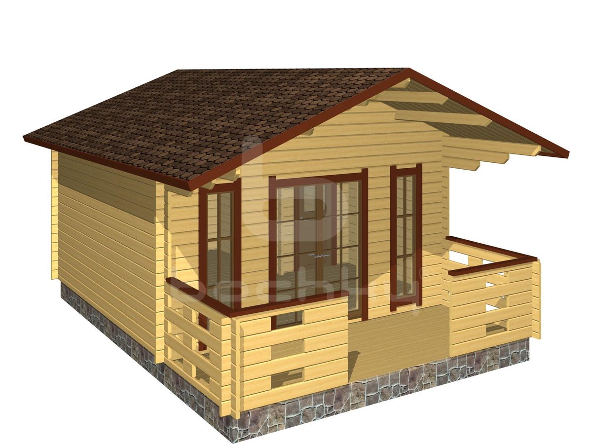 Country house "Elva" with a porch 6x4.5m - Image 7