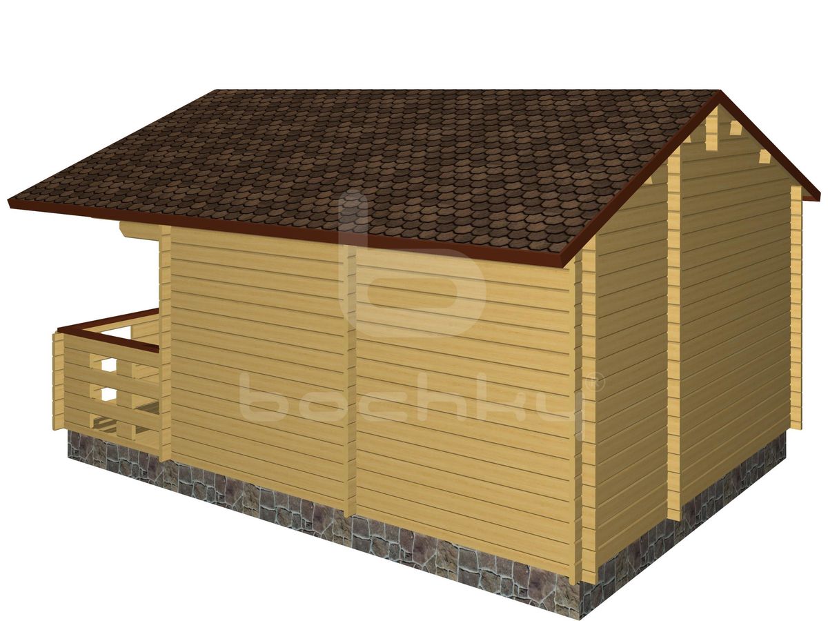 Country house "Elva" with a porch 6x4.5m - Image 6