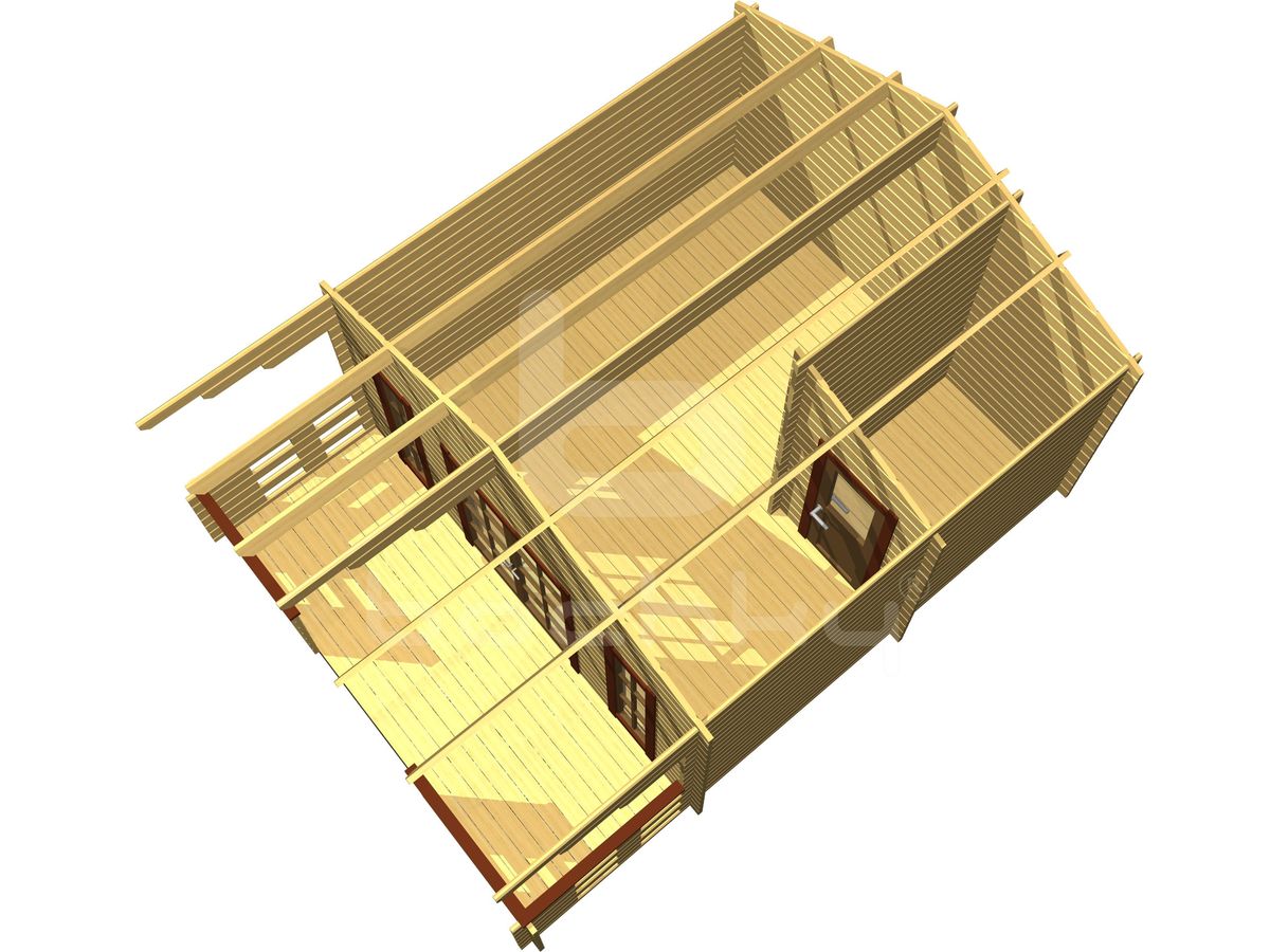 Country house "Elva" with a porch 6x4.5m - Image 2