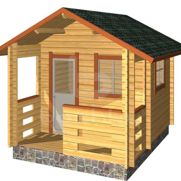 Country house "Kallaste" with a porch 3.5x3m