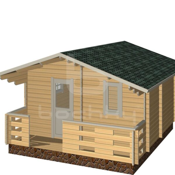 Country house "Keila" with a porch 5x4.5m