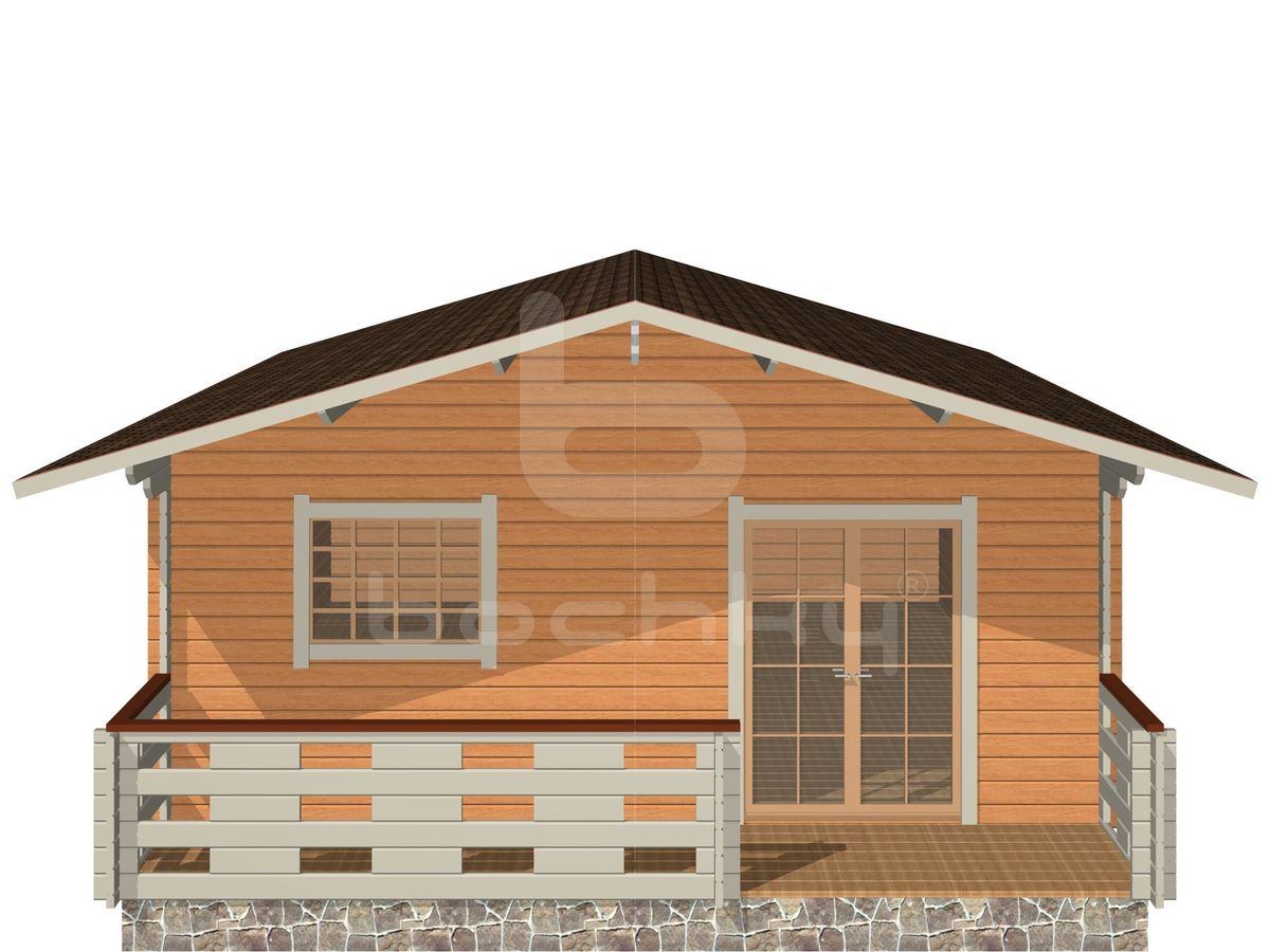 Country house "Kureesaare" with a porch 7x6m - Image 8