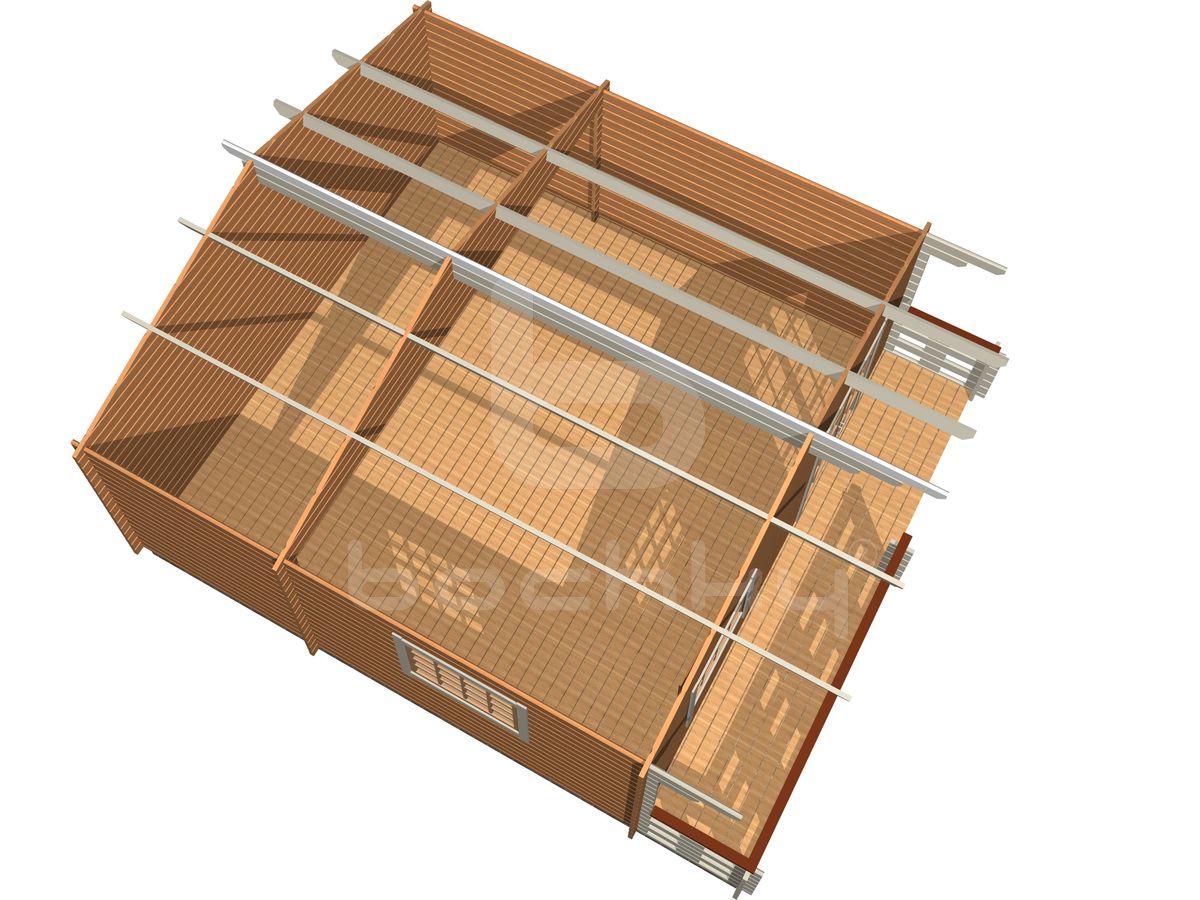 Country house "Kureesaare" with a porch 7x6m - Image 3