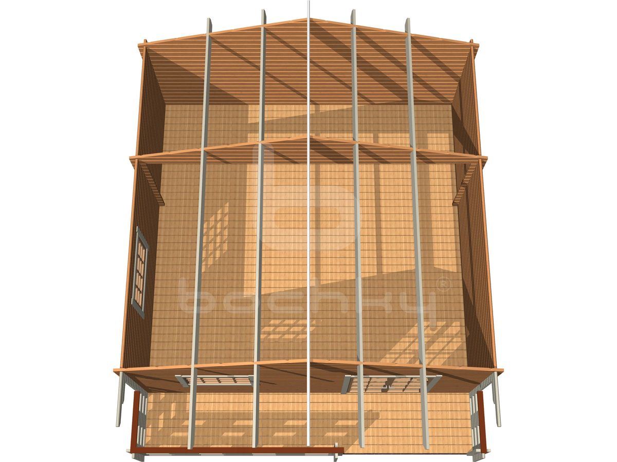 Country house "Kureesaare" with a porch 7x6m - Image 2