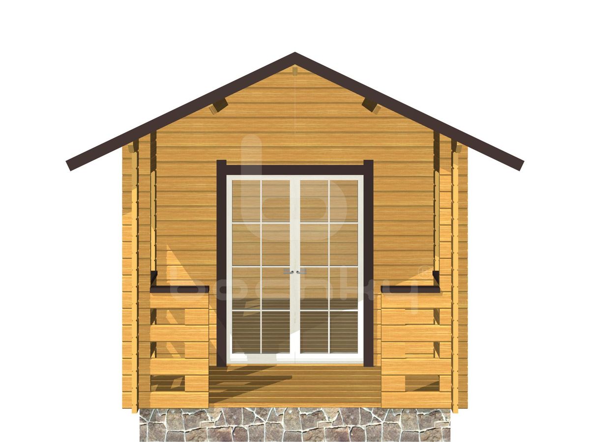 Country house "Likhula" with a 4x3m porch - Image 8