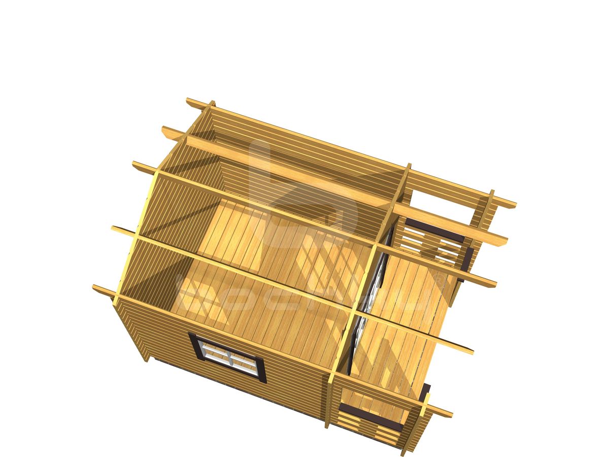 Country house "Likhula" with a 4x3m porch - Image 3