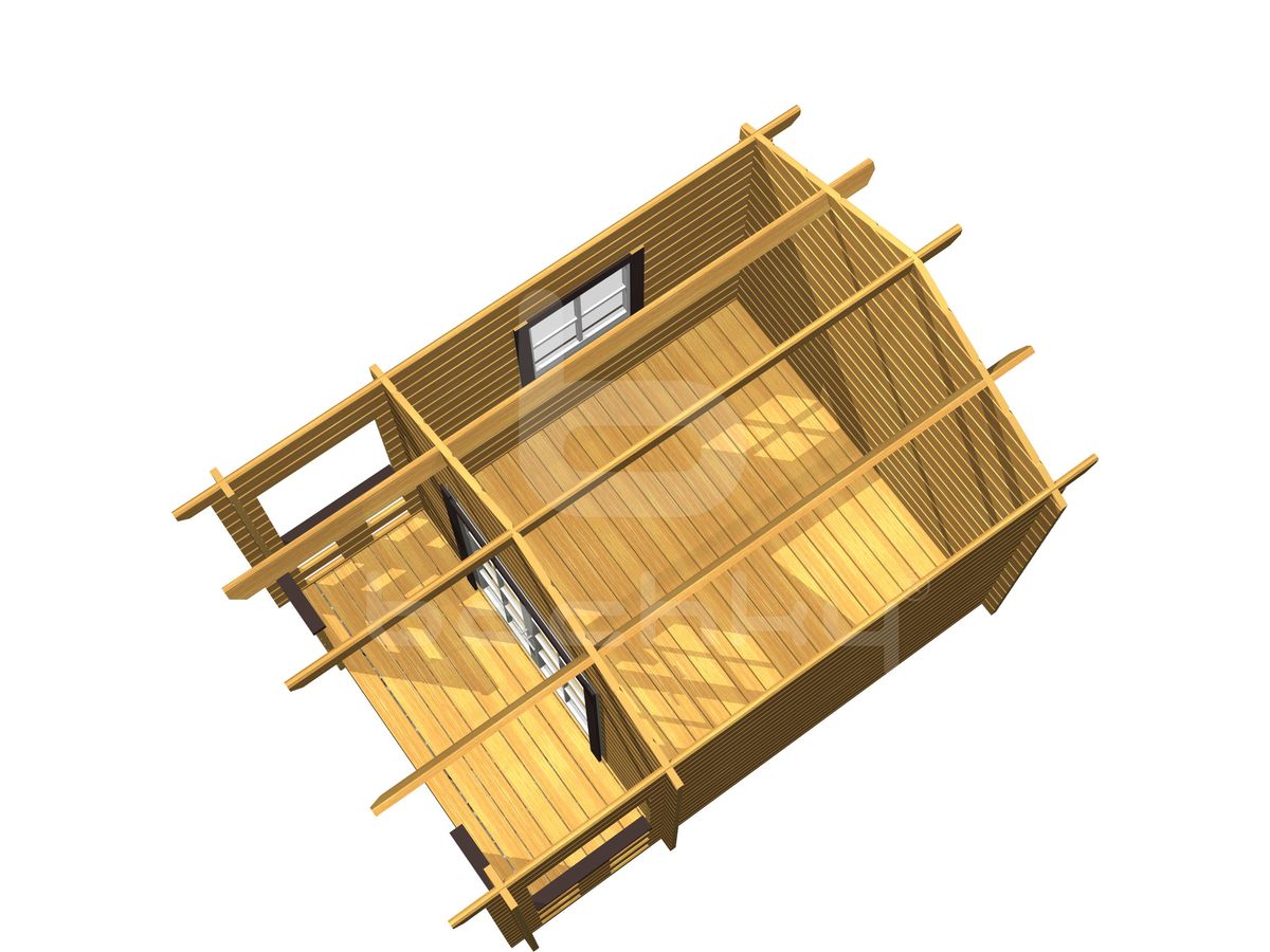 Country house "Likhula" with a 4x3m porch - Image 2