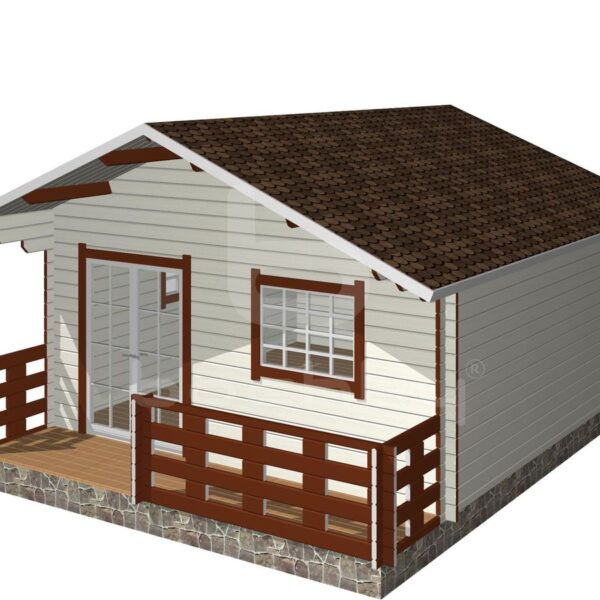 Country house "Paide" with a porch 6x5m