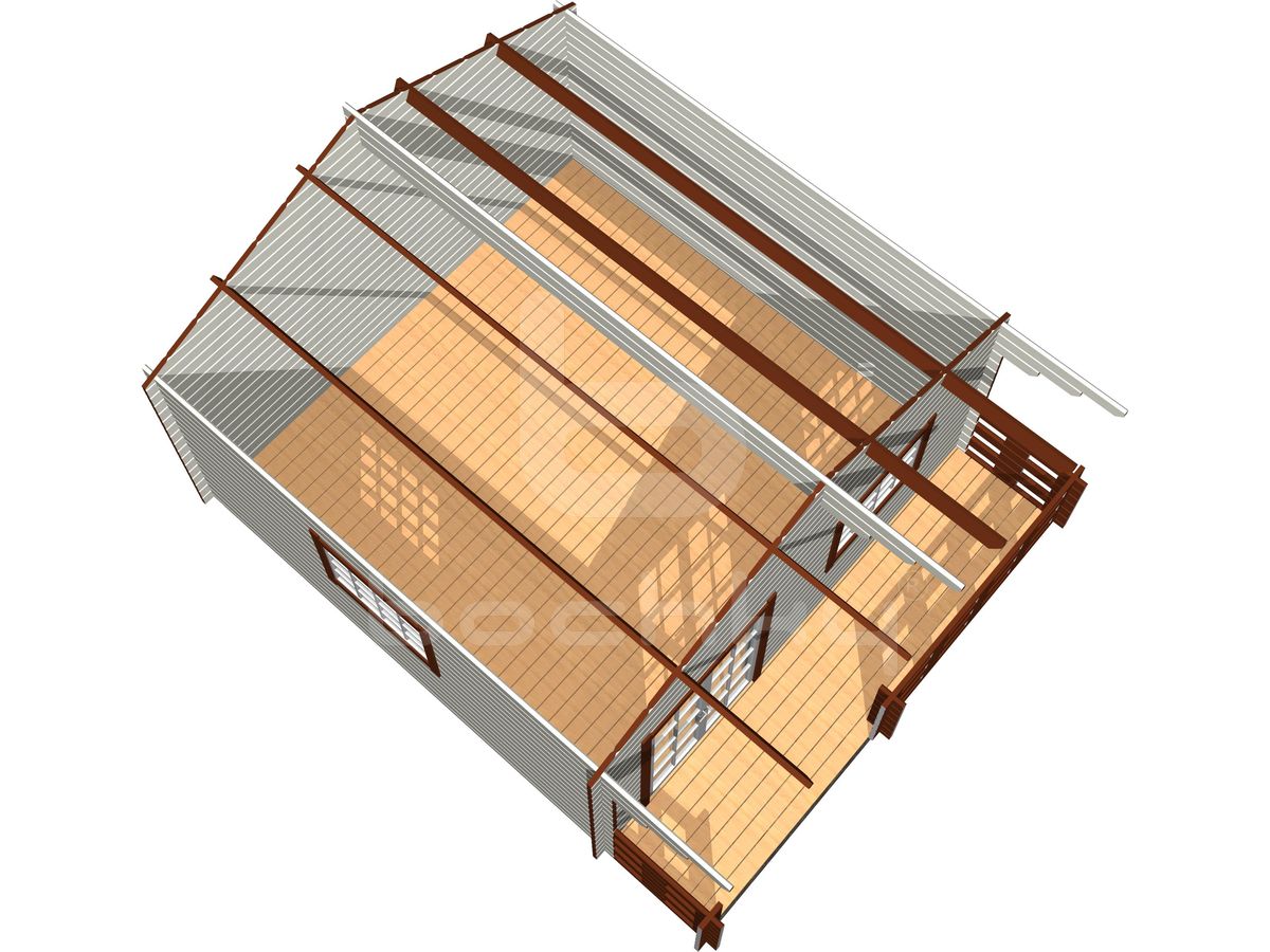 Country house "Paide" with a porch 6x5m - Image 3