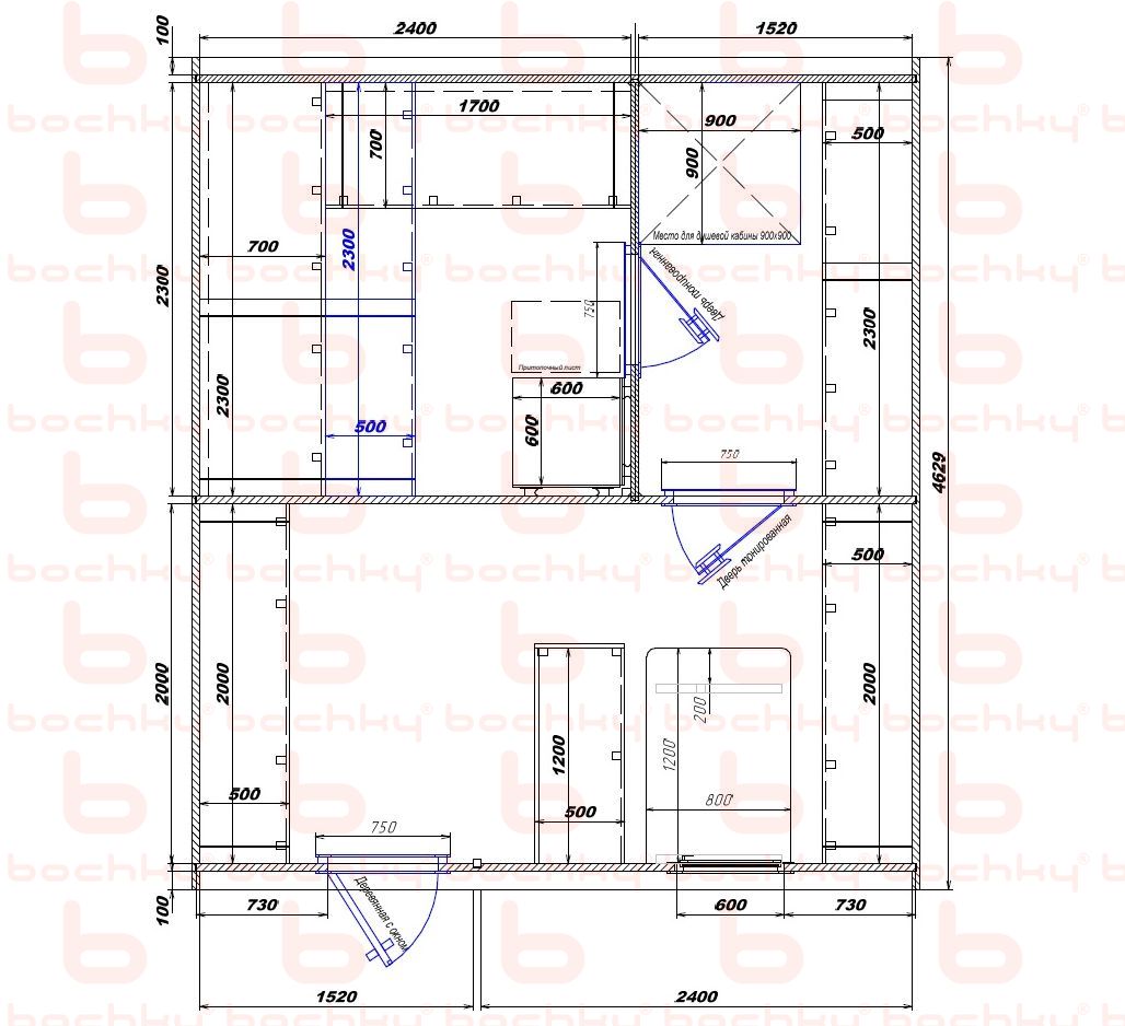 2400×1520-1520×2400 entrance left oven at the middle bottom