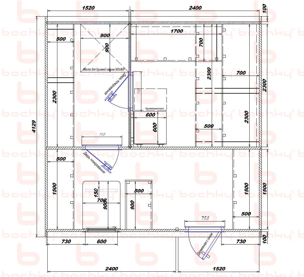 1520×2400-2400×1520 entrance to the right of the oven at the middle bottom