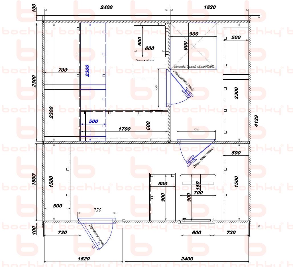 2400×1520-1520×2400 entrance to the left of the furnace at the blind bottom