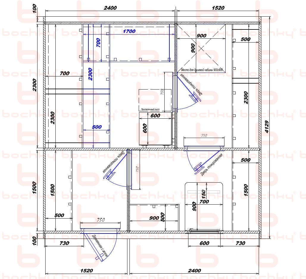 2400×1520-1520×2400 entrance left oven at the middle bottom