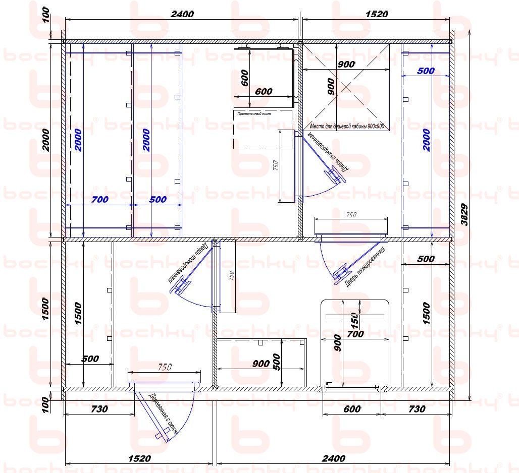2400×1520-1520×2400 entrance to the left of the furnace at the blind bottom
