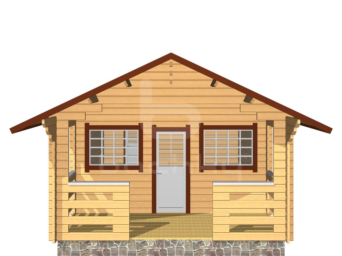 Country house "Rakvere" with a porch 7.1x4.4m - Image 8