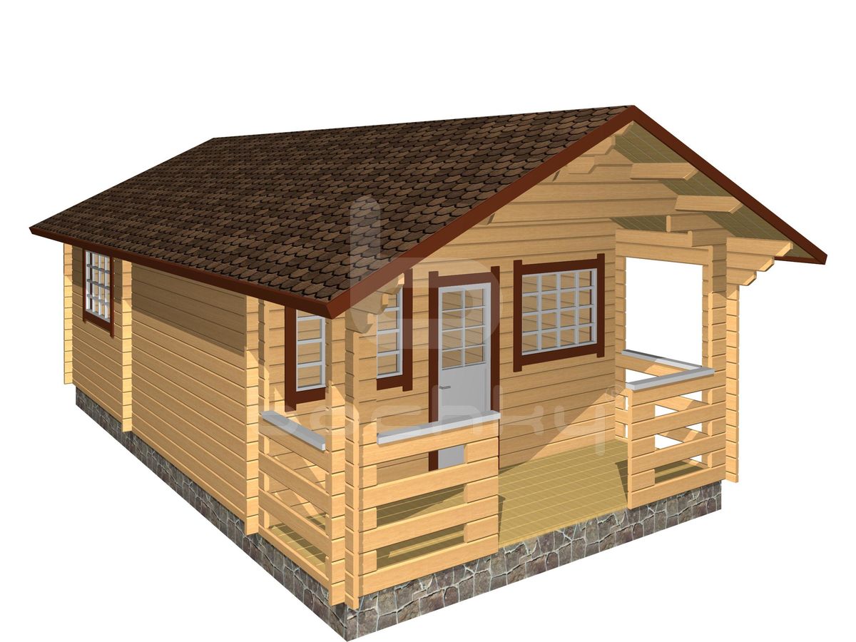 Country house "Rakvere" with a porch 7.1x4.4m - Image 7