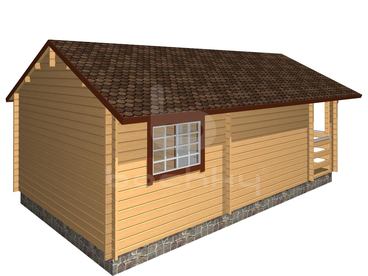 Country house "Rakvere" with a porch 7.1x4.4m - Image 5