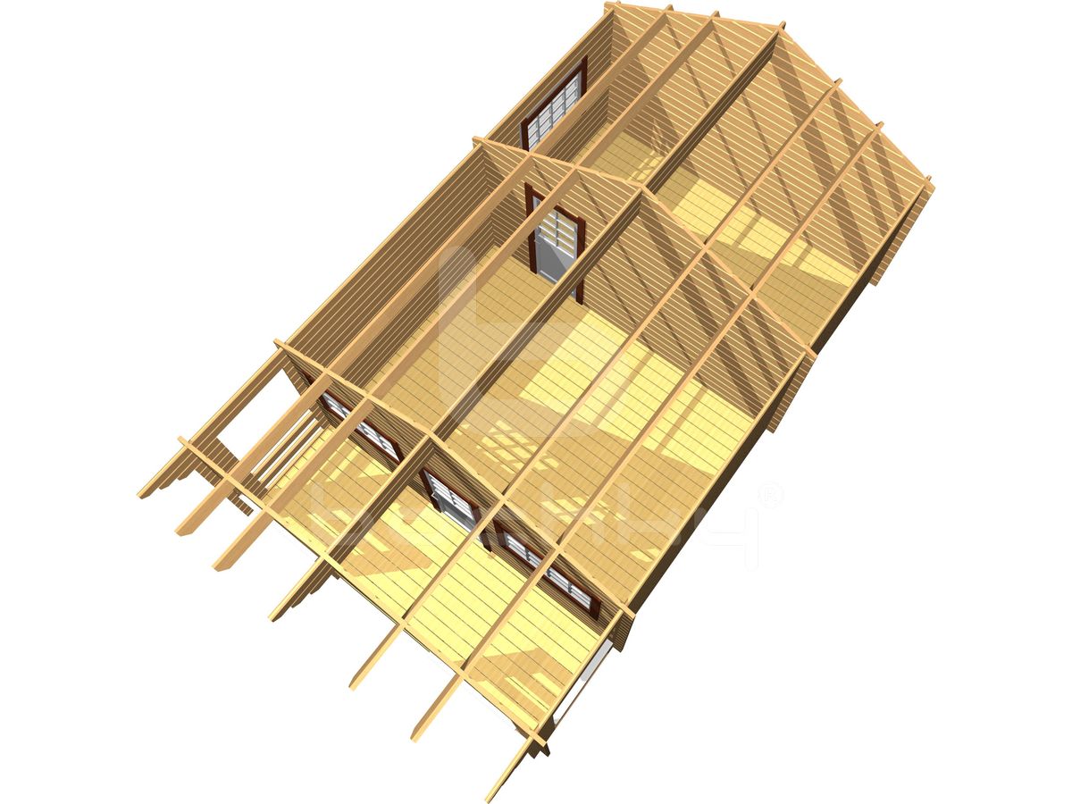 Country house "Rakvere" with a porch 7.1x4.4m - Image 3