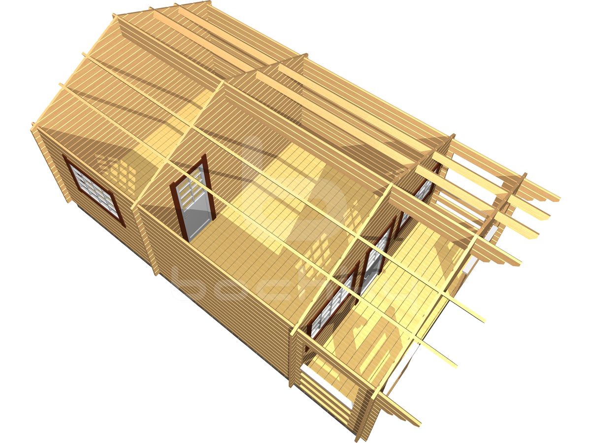 Country house "Rakvere" with a porch 7.1x4.4m - Image 2