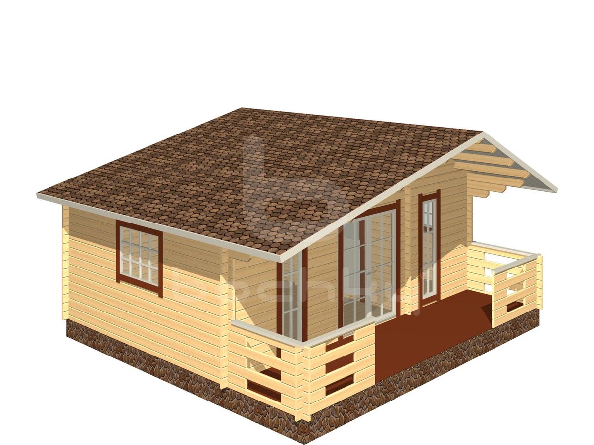 Country house "Tallinn" with a porch 6x6m - Image 8