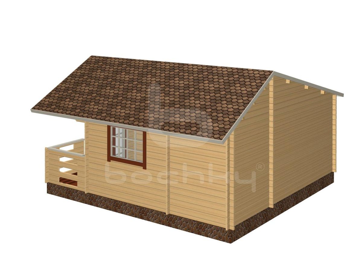 Country house "Tallinn" with a porch 6x6m - Image 7